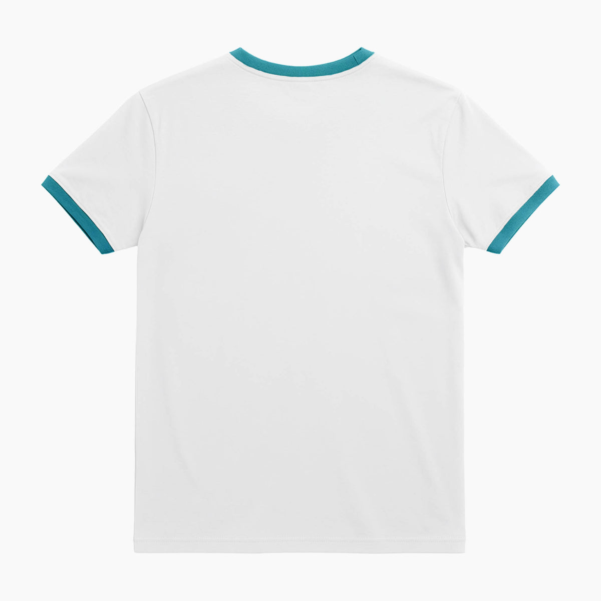 Basic Ringer Tee - White