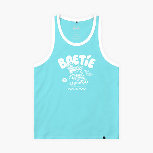 "Scooter" Boetie Tank - Aqua