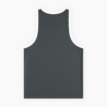 "Biscuit Barbell" Boetie Tank - Charcoal