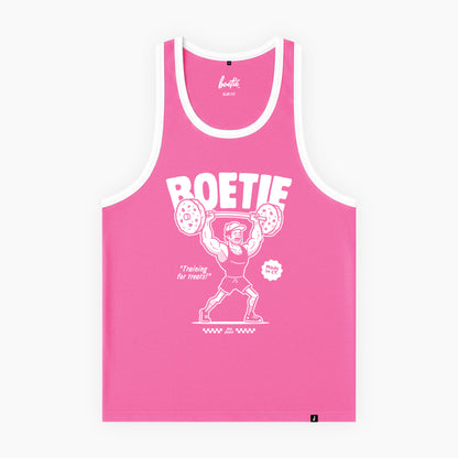 "Biscuit Barbell" Boetie Tank - Pink