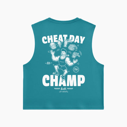 Cropped Tank - Teal