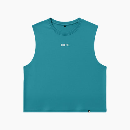 Cropped Tank - Teal