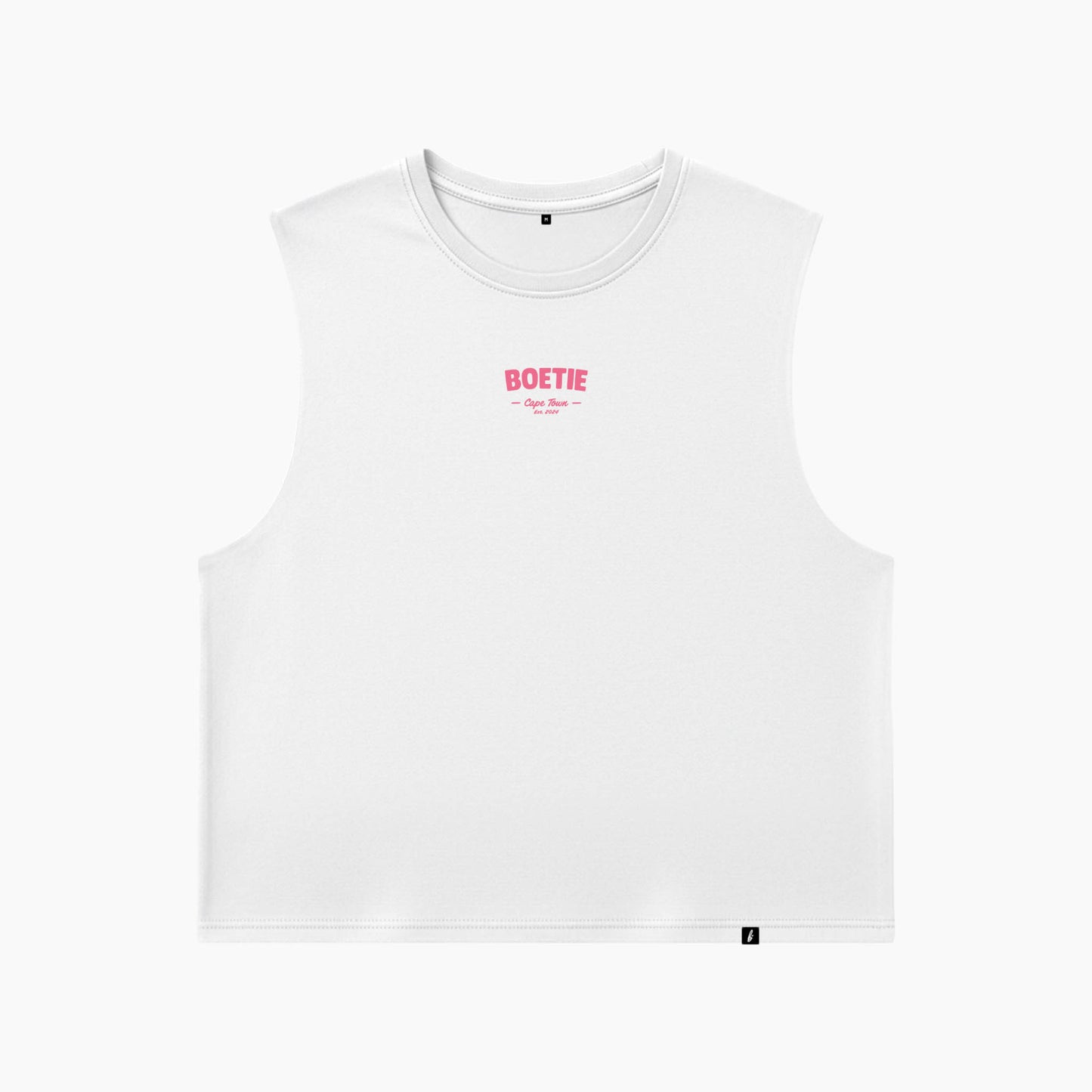 Cropped Tank - White