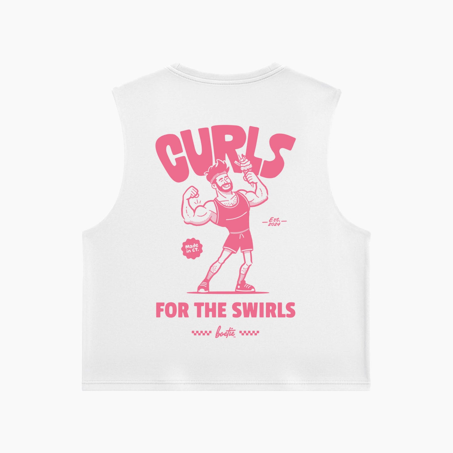 Cropped Tank - White