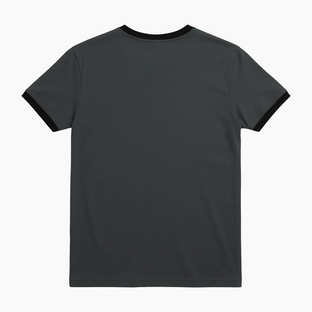 Basic Ringer Tee - Charcoal