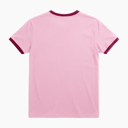 Retro Ringer Tee - Light Pink