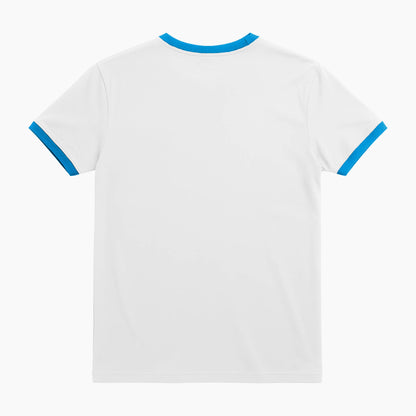 Retro Ringer Tee - White