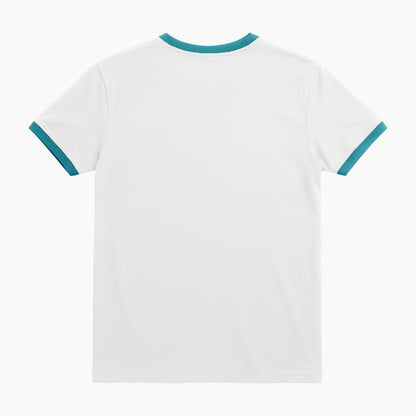 Basic Ringer Tee - White